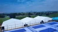 A Shape Roof Tenis Court Corts