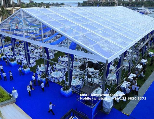 clear marquee tent