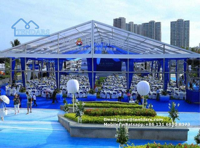 clear tent